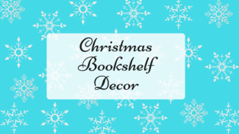 Christmas Bookshelf Decor